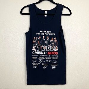 Criminal Minds Tank Size XL Color black